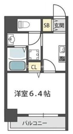 グランパシフィック大国町の物件間取画像